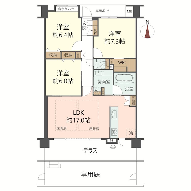 物件の間取り画像