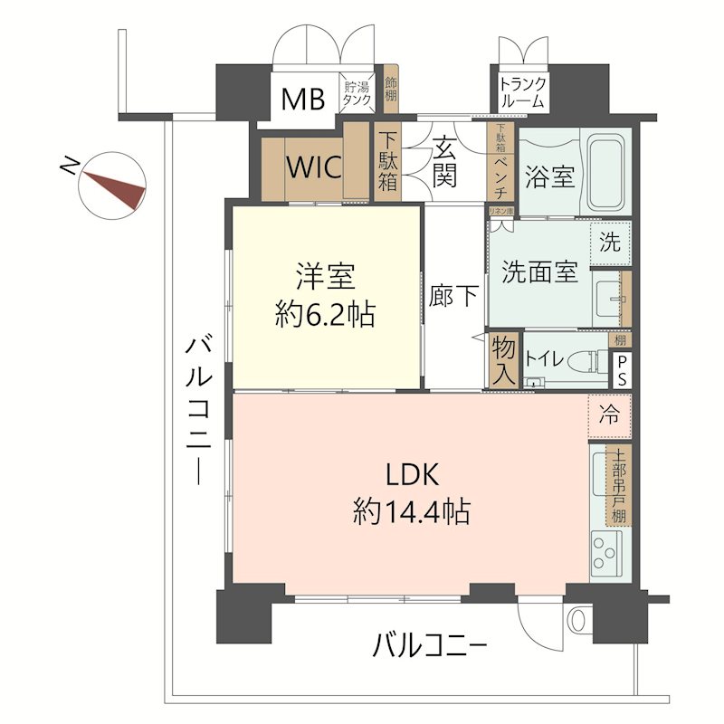 物件の間取り画像