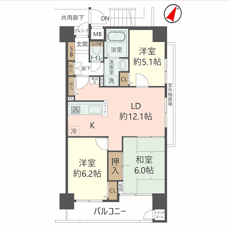 物件の間取り画像