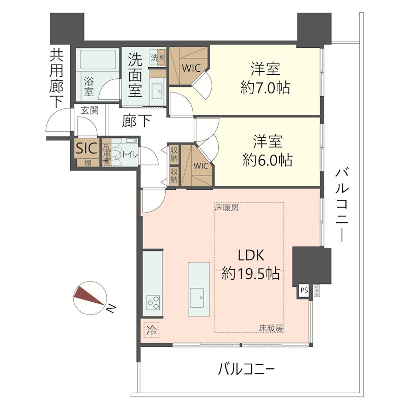 物件の間取り画像