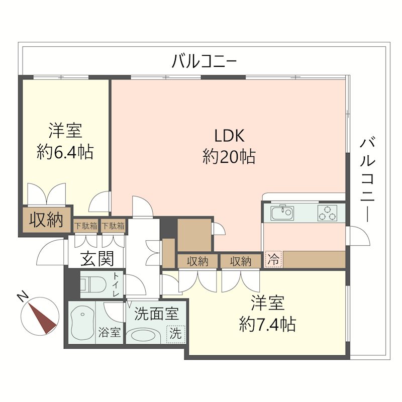 物件の間取り画像