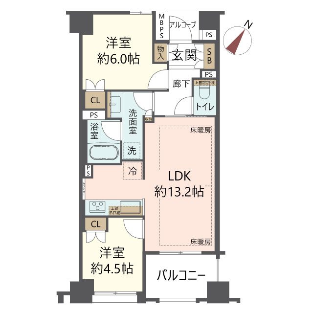 物件の間取り画像