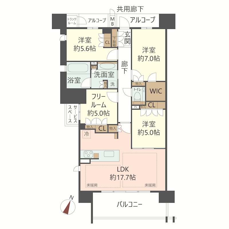 物件の間取り画像