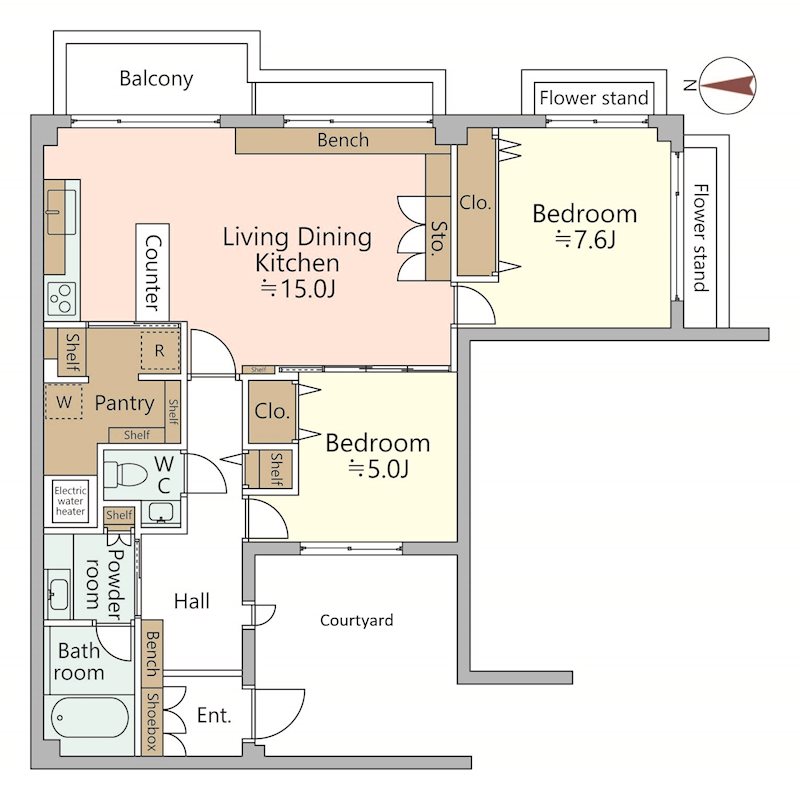 物件の間取り画像