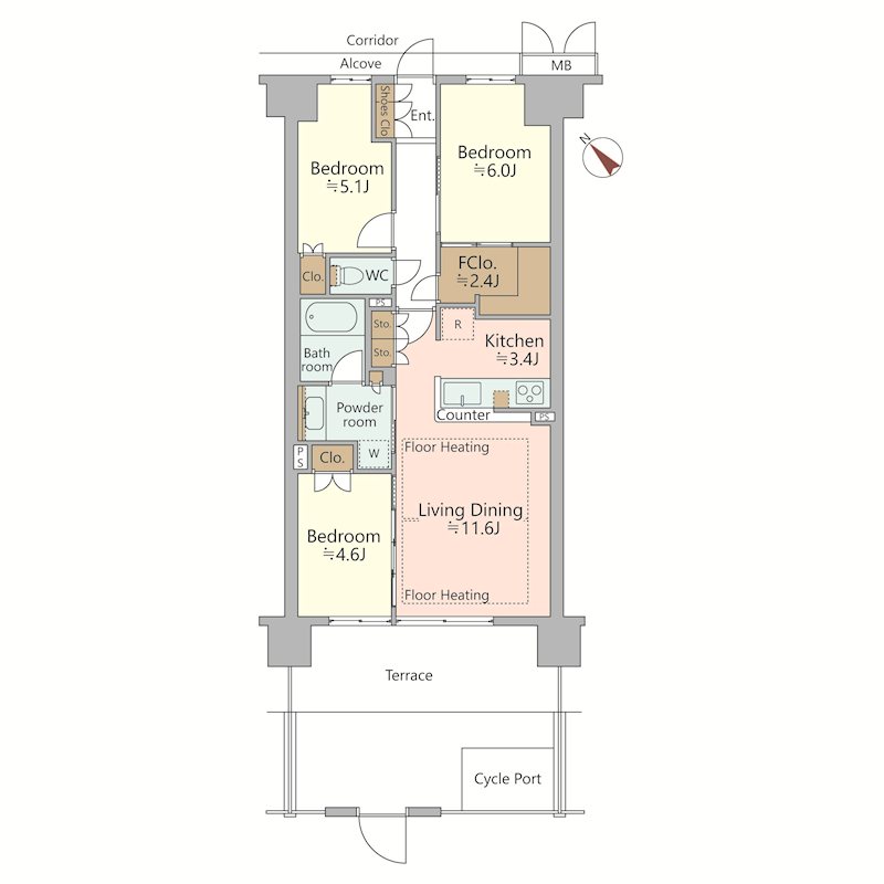 物件の間取り画像