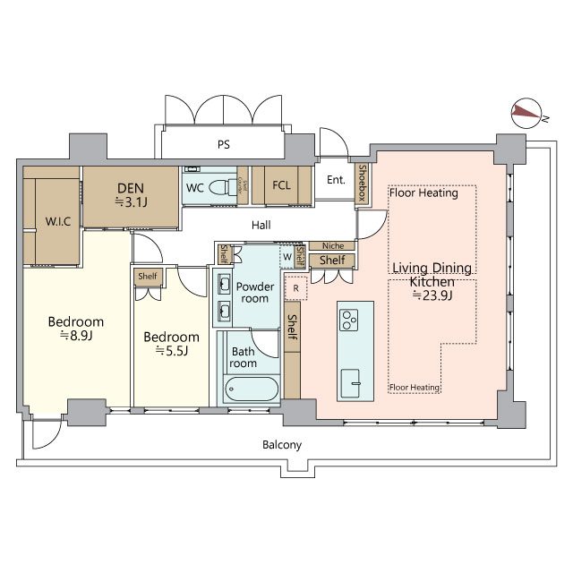 物件の間取り画像