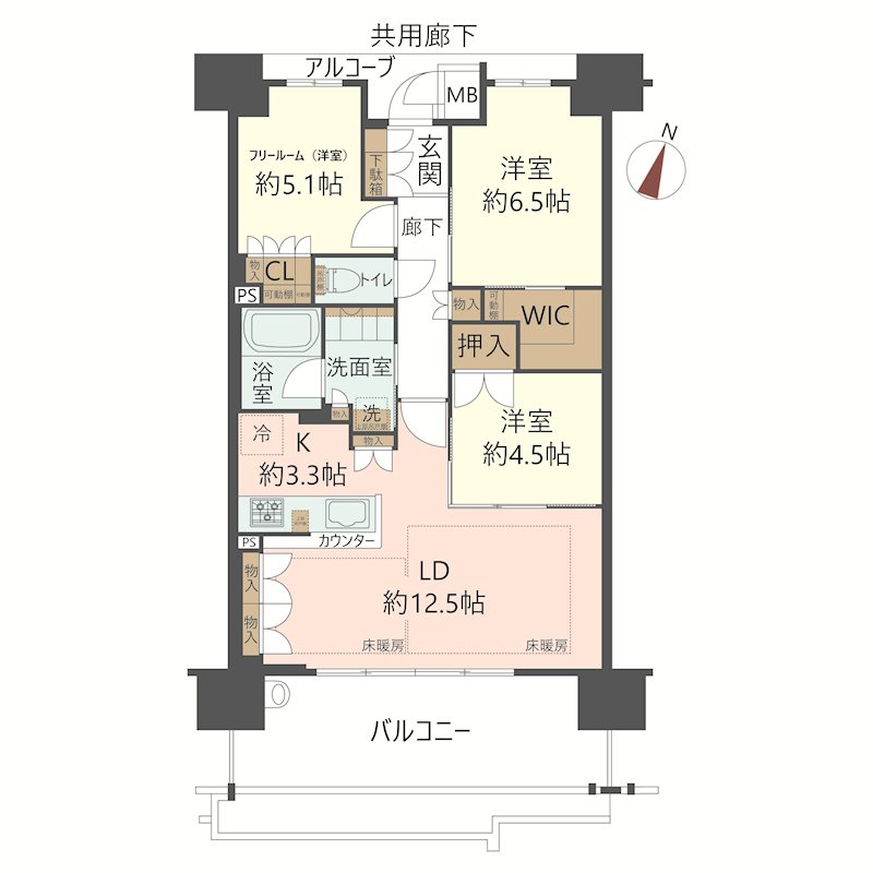 物件の間取り画像