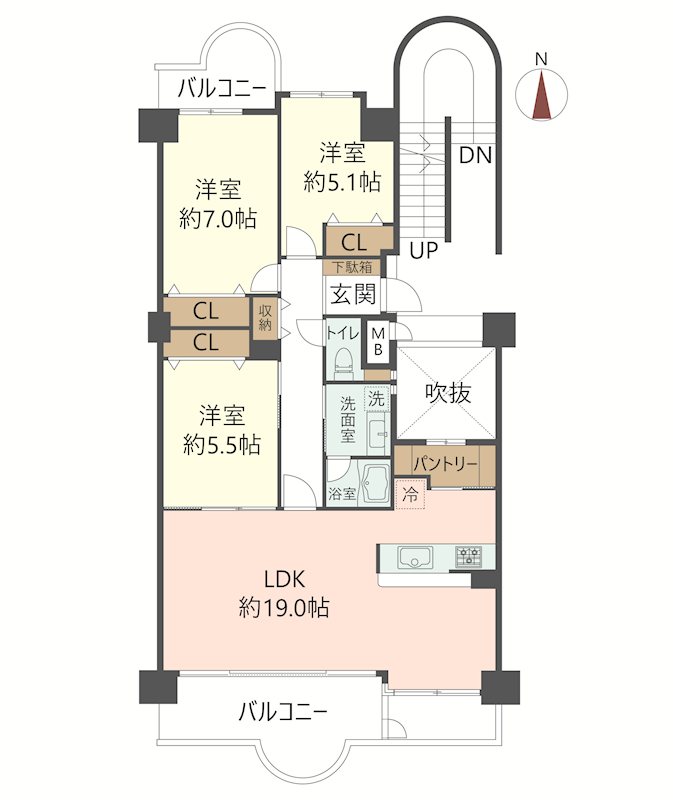 物件の間取り画像