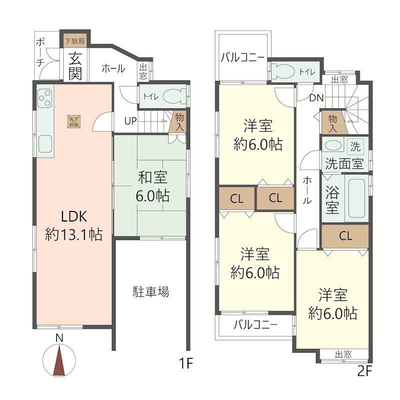 物件の間取り画像