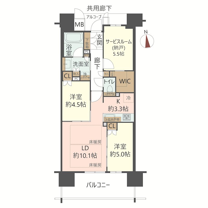 物件の間取り画像