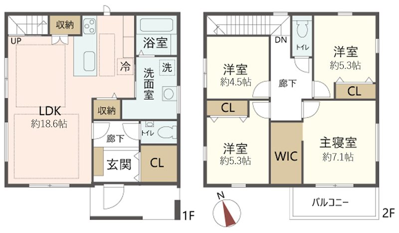 物件の間取り画像