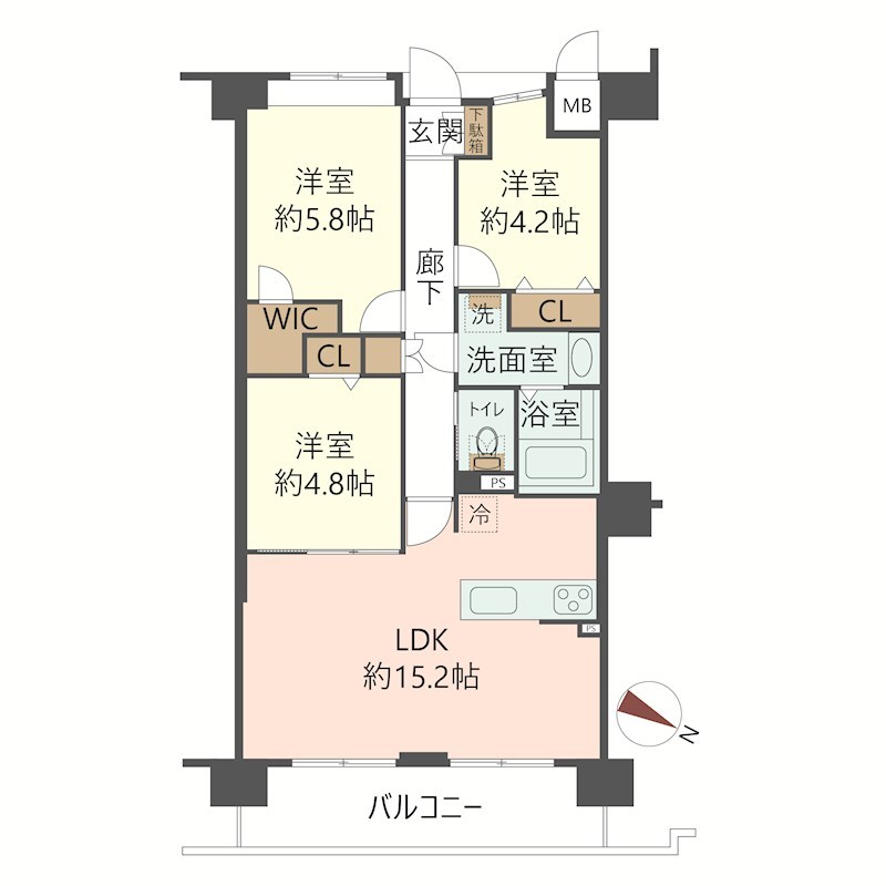 物件の間取り画像