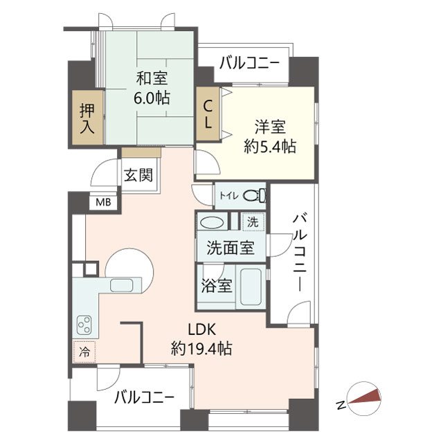 物件の間取り画像