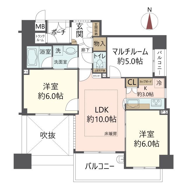 物件の間取り画像