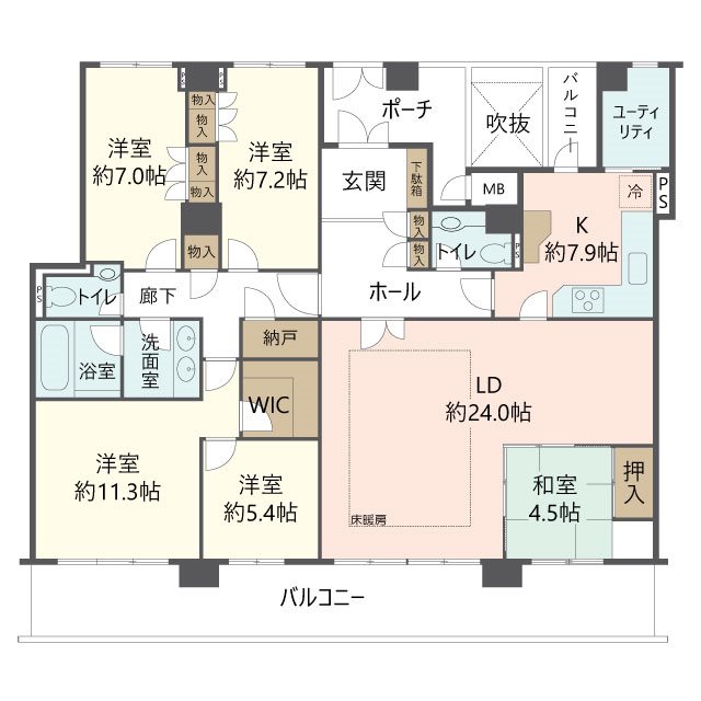 物件の間取り画像