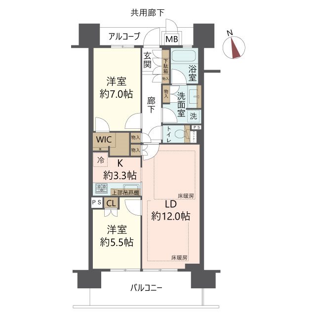 物件の間取り画像