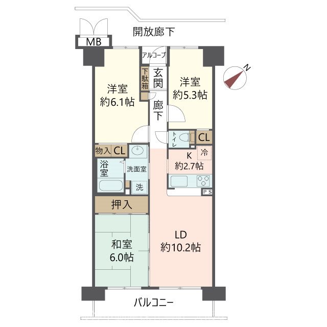 物件の間取り画像