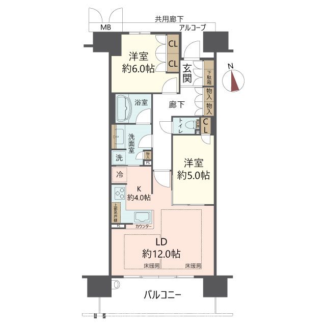 物件の間取り画像