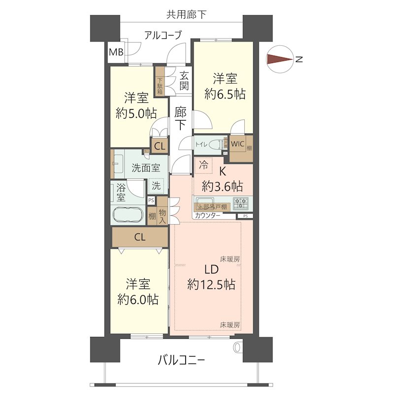 物件の間取り画像