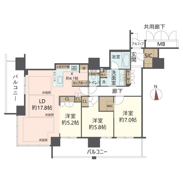 物件の間取り画像