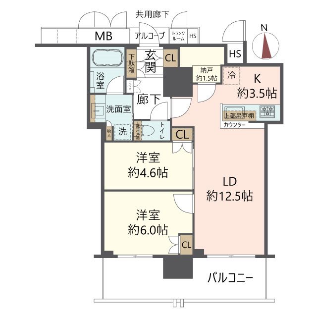 物件の間取り画像