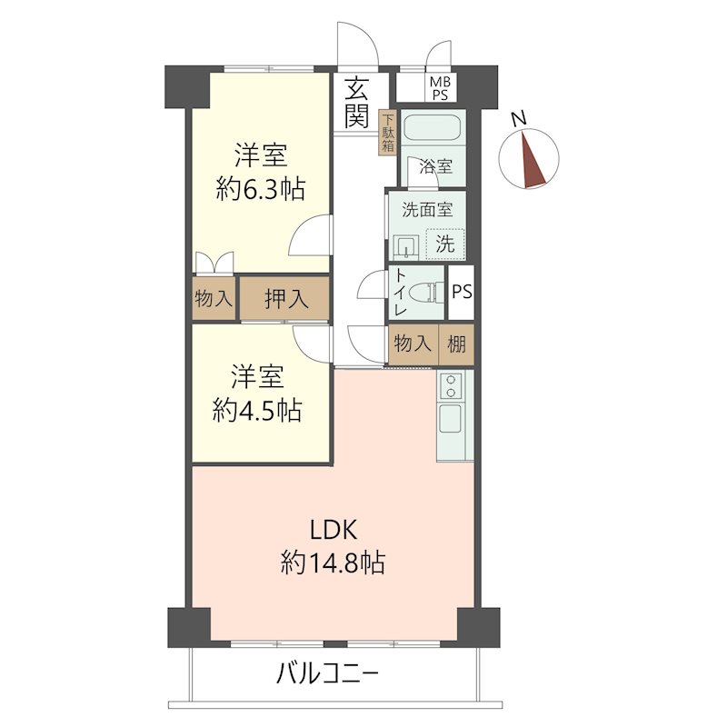 物件の間取り画像
