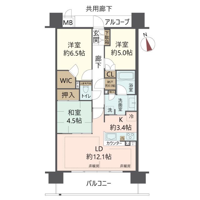物件の間取り画像
