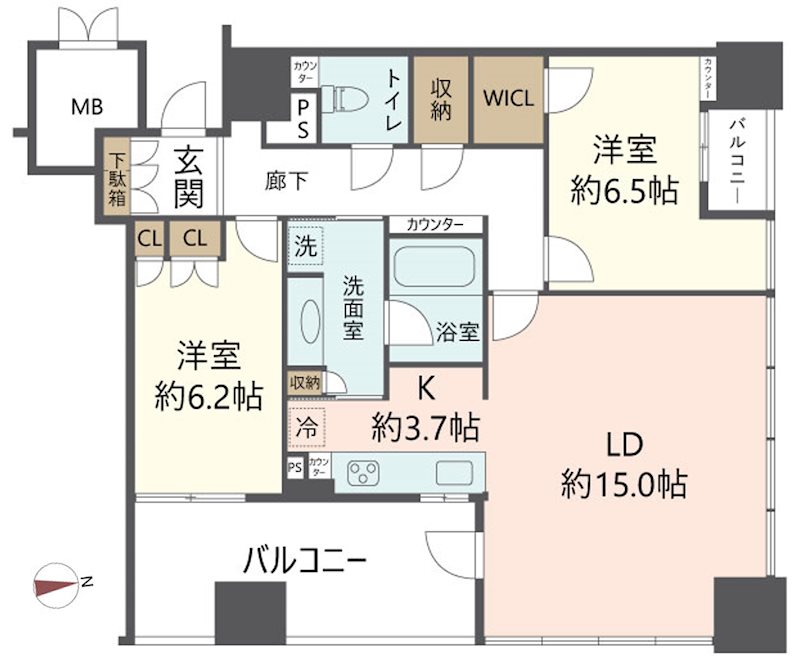 物件の間取り画像