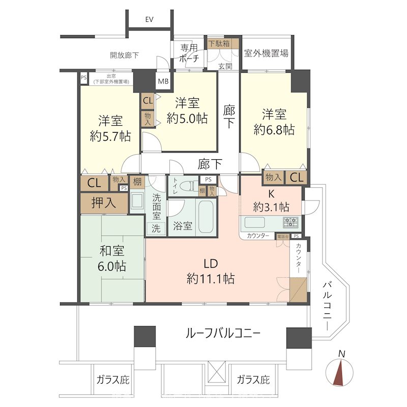 物件の間取り画像