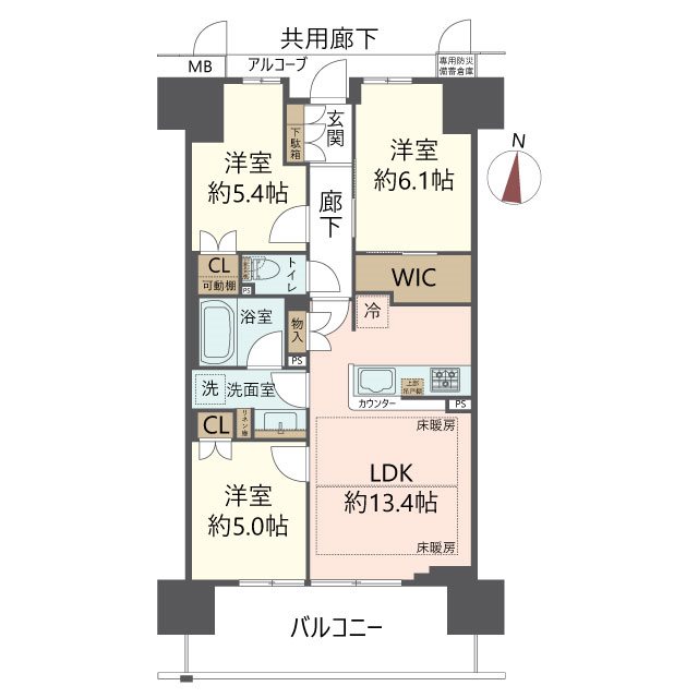 物件の間取り画像