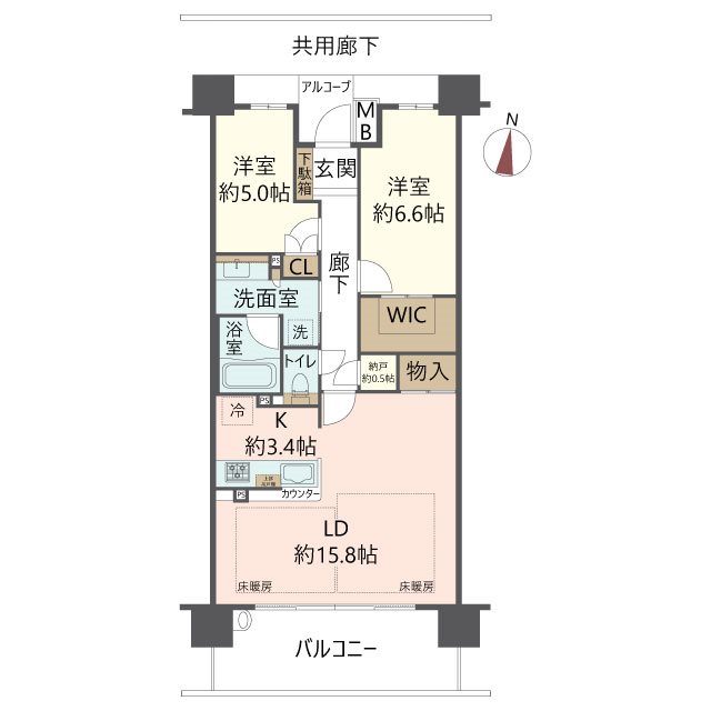 物件の間取り画像
