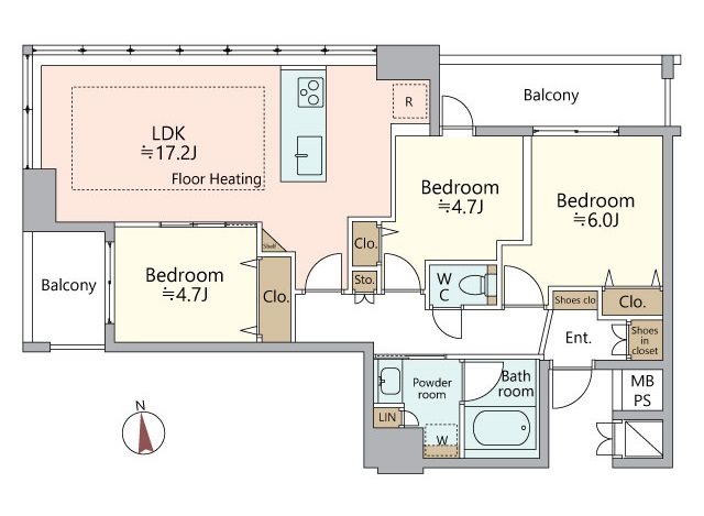 物件の間取り画像
