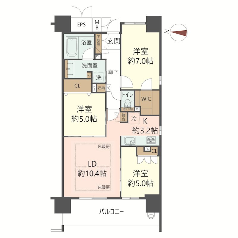物件の間取り画像