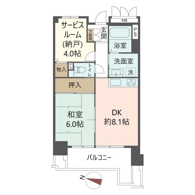 物件の間取り画像