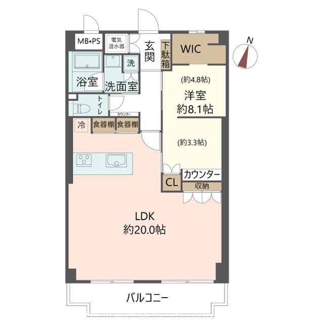 物件の間取り画像