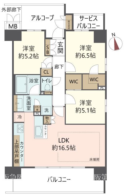 物件の間取り画像