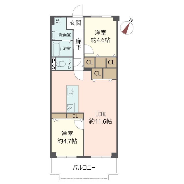 物件の間取り画像
