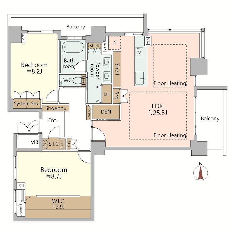 物件の間取り画像