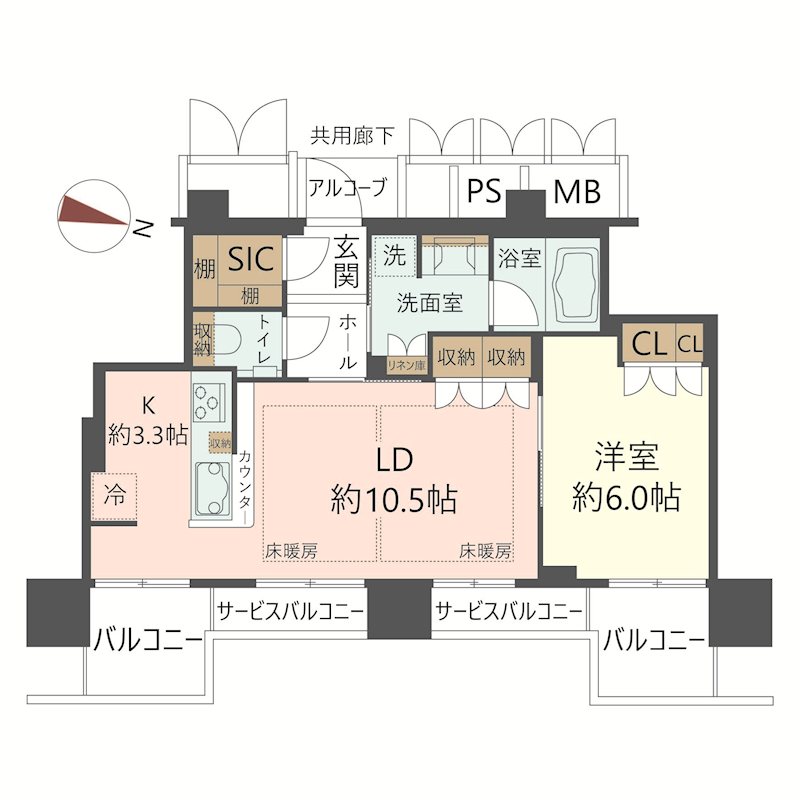 物件の間取り画像