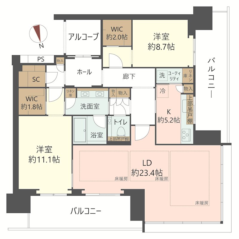 物件の間取り画像