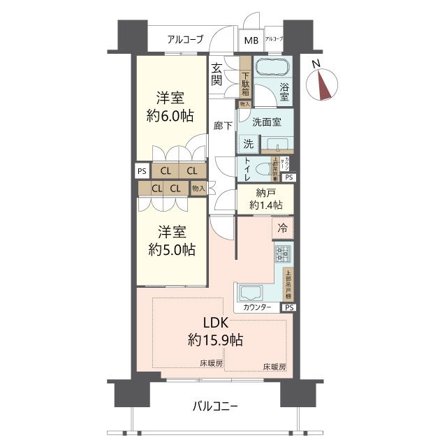 物件の間取り画像