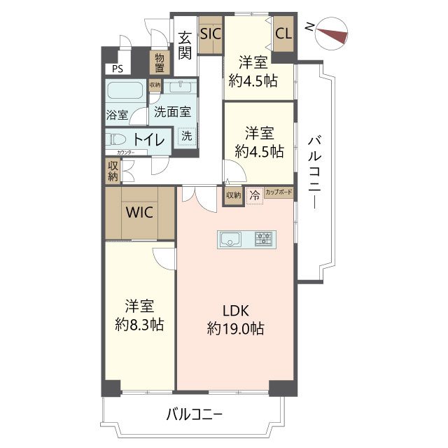 物件の間取り画像