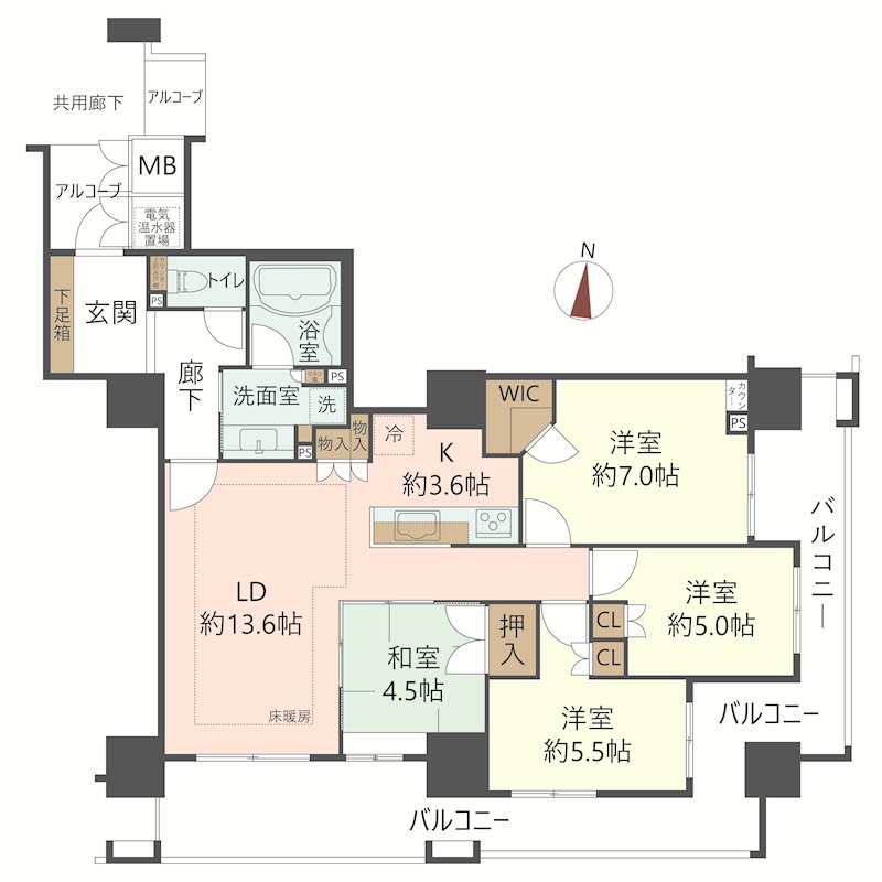 物件の間取り画像
