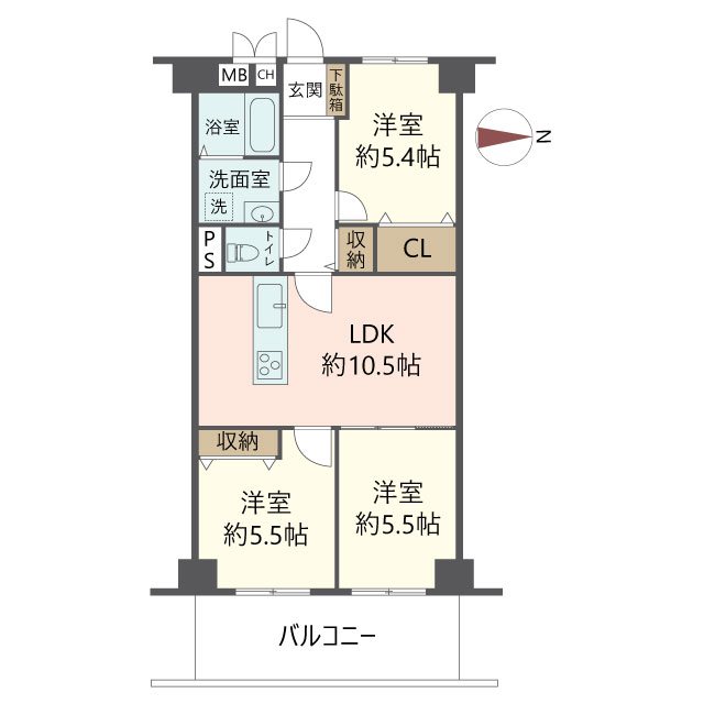 物件の間取り画像