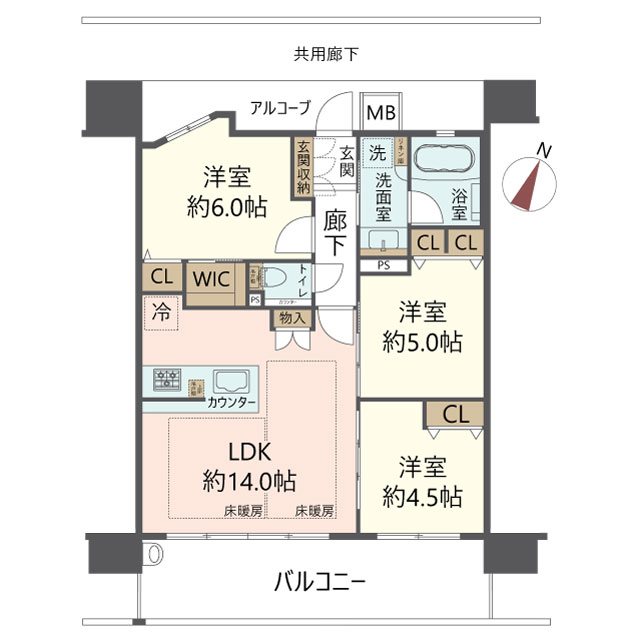 物件の間取り画像