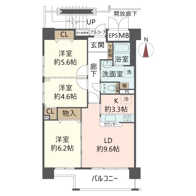 物件の間取り画像