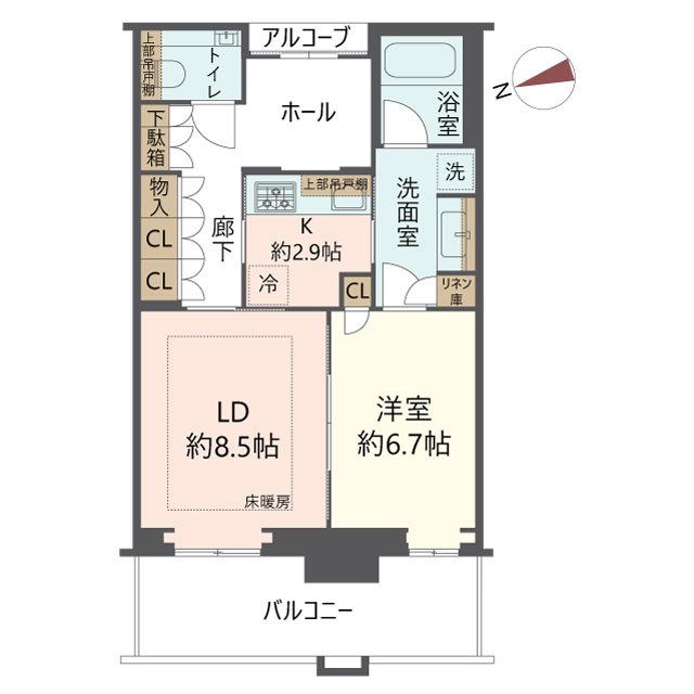 物件の間取り画像