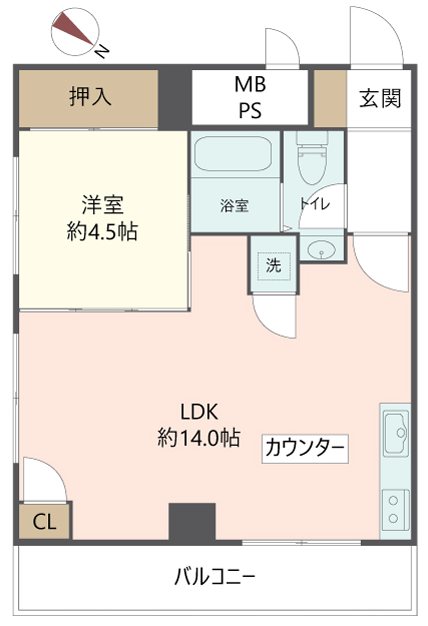物件の間取り画像