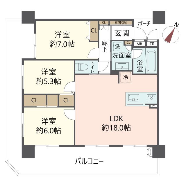 物件の間取り画像