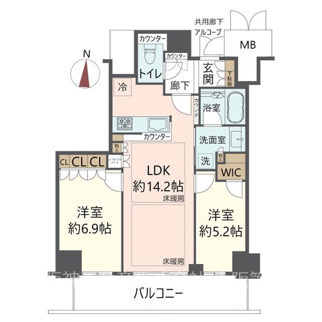 物件の間取り画像